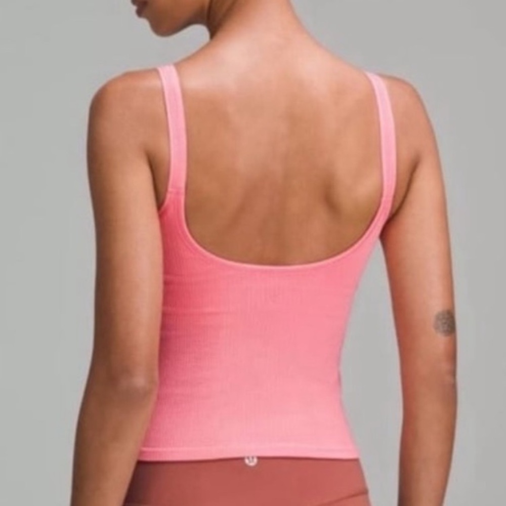 Lululemon ebb to street scoop neck crop tank 6 - Picture 2 of 5